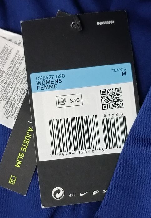 Nike Court DRI-FIT Slam Tennis 2in1 Skirt оригинална пола с клин 2в1 M Найк спорт тенис тренировки шорти