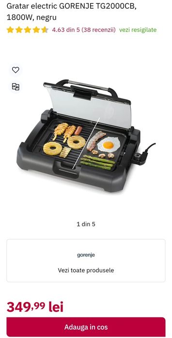 Gratar electric Gorenje