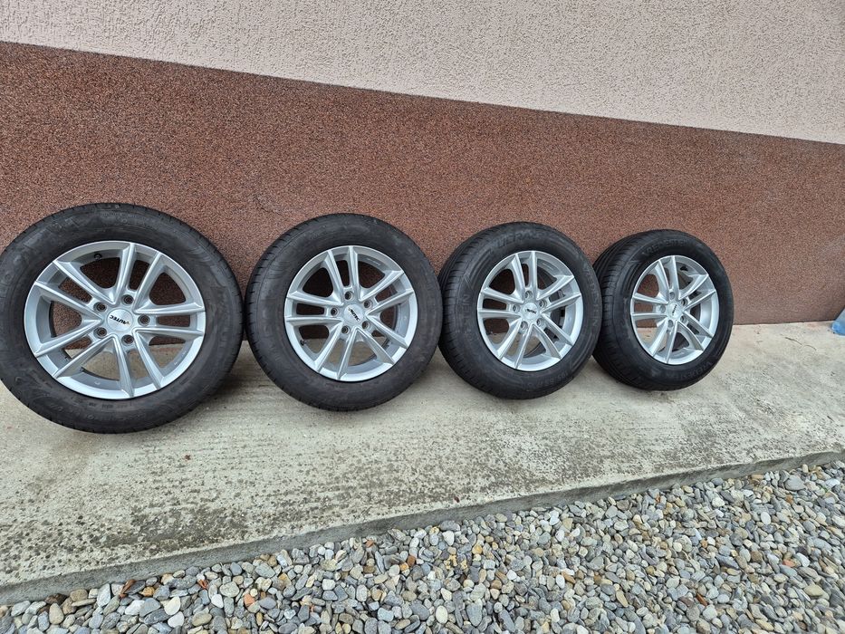 Jante Autec R15 5x112 cu anvelope 195/65R15
