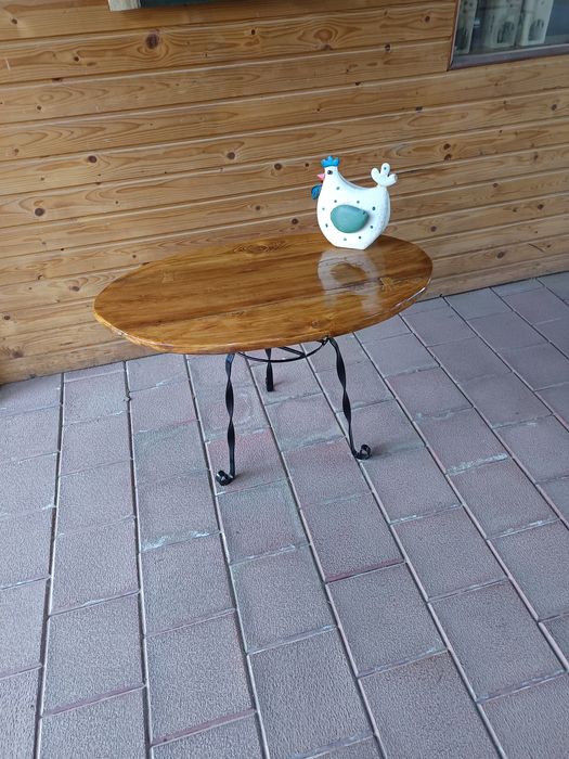 Masa cafea artizanala blat recuperat