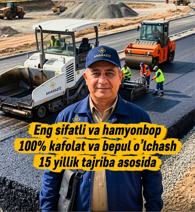 Asfalt xizmati / asfaltlash / асфалть килиш хизмати / асфалть