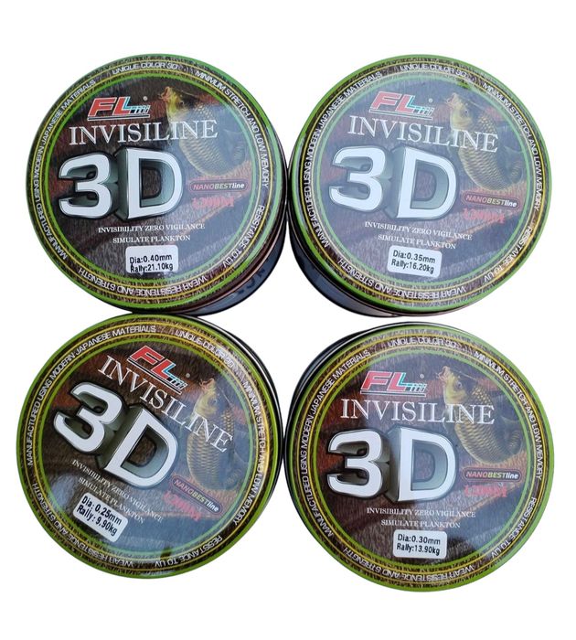 Fir Monofilament FL INVISILINE 3D 1200M
