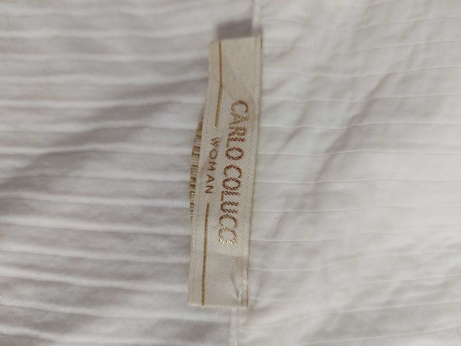Sacou deosebit Carlo Colucci, alb perlat, mărimea 38(M)
