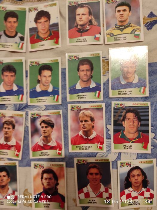 Стикери Панини Евро 96 , France 98 и 2000