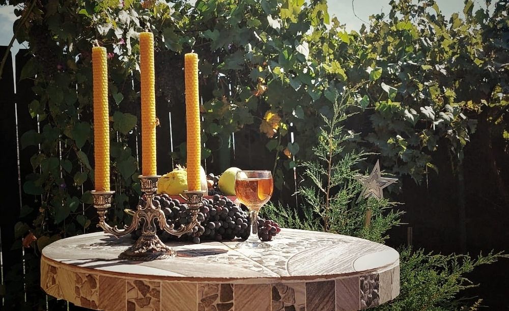 Lumânări din ceară naturală de albine