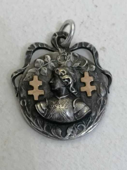 Lot vintage de 8 medalii din argint