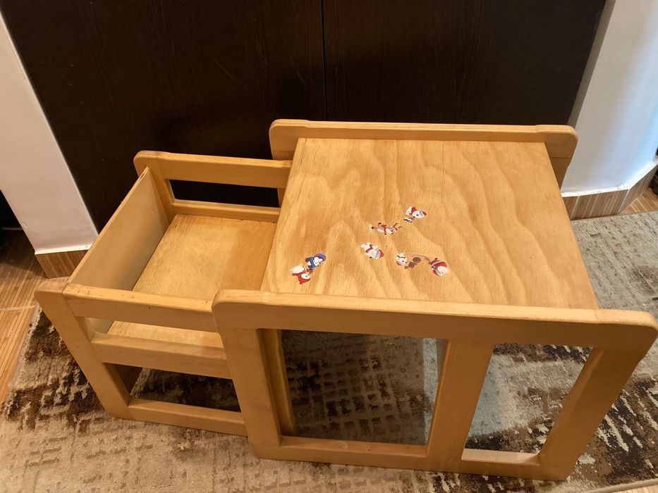 Set masa scaun Montesorri