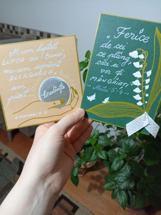 Realizez la comandă planșe cu versete biblice/ semne de carte