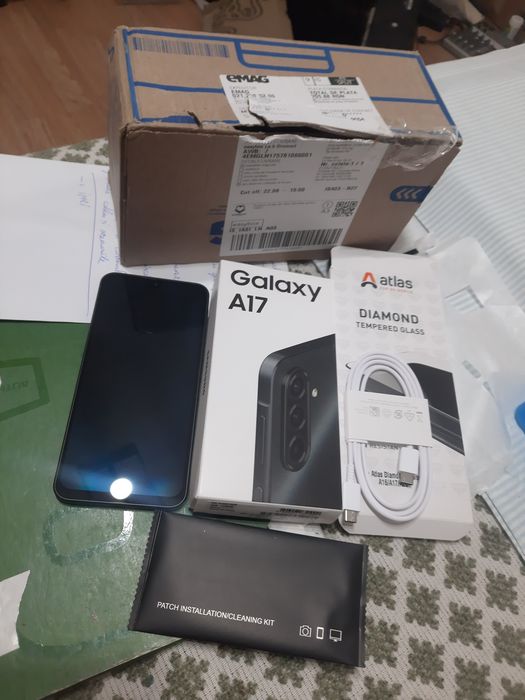 Telefon mobil Samsung Galaxy A17, Dual SIM,cu Garanție 
4GB RAM, 128GB, 4G, Black