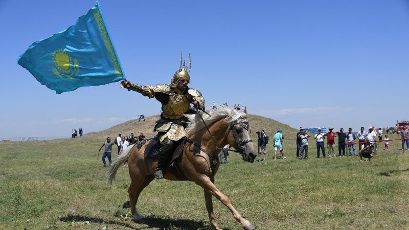 Большие флаги Казахстана