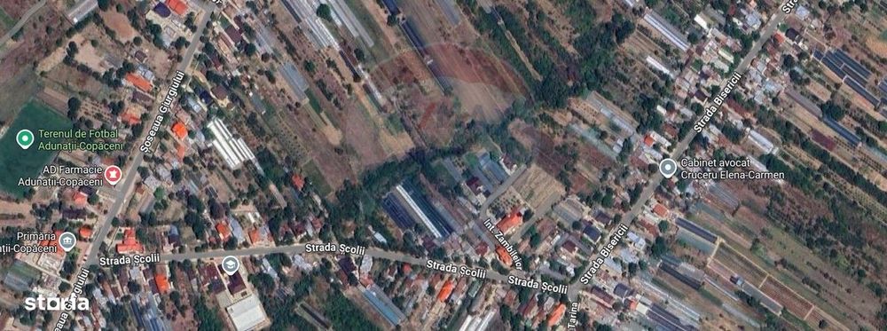 Parcel de teren casa de vanzare Giurgiu Primaria Adunatii-Copaceni