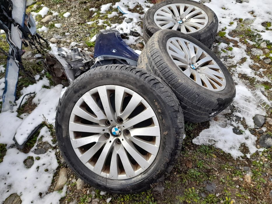 Jante cu cauciucuri iarna 245/50r18 seria 7 bmw f01 f02 ...