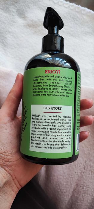 Комплект за коса с шампоан, подсилваща маска и олио за скалп Mielle