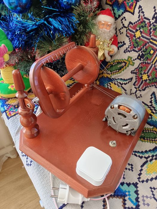 Электропрялка,ручной работы из дерева