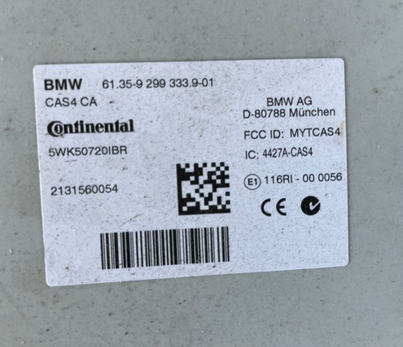 kit ecu pornire bmw 750i F01 550ix F10 650xi F13 N63 cas 4 9299333