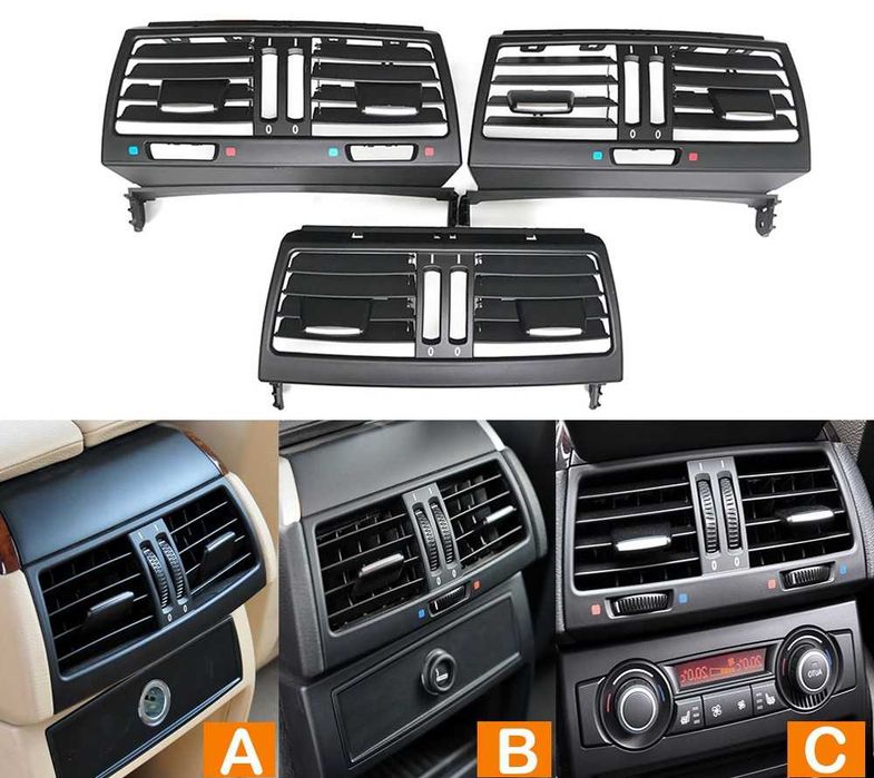 Заден въздуховод за БМВ Х5 Х6 X5 E70 X6 E71 E72 духалка климатик парно