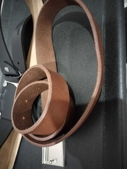 Оригинални мъжки колани Calvin Klein естествена кожа