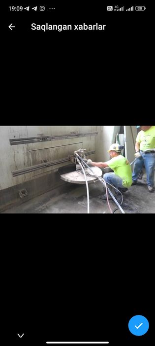 Beton kesish teshish buzish