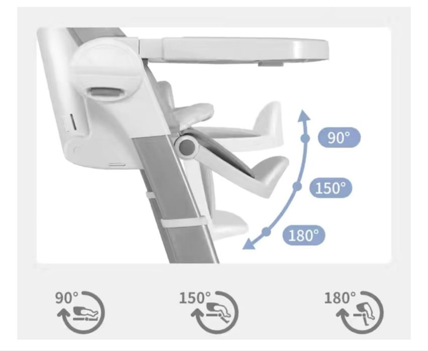шезлонг 2 в 1  стульчик с музыкой