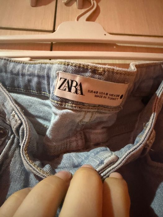 Дамски дънки Zara светло сини