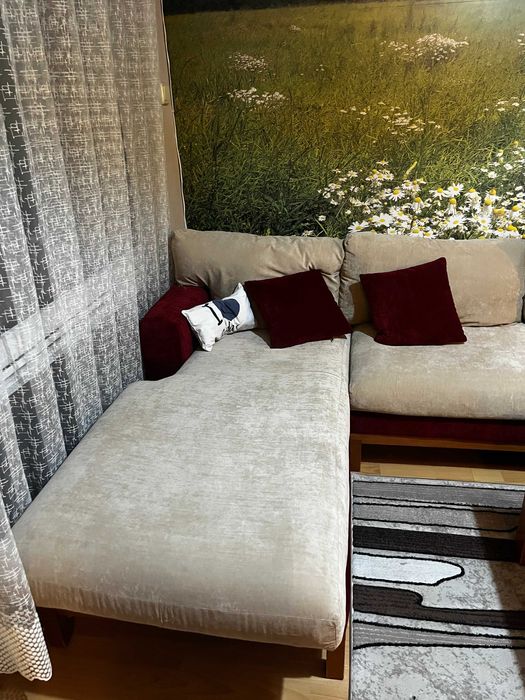 Голям П-образен диван 316 см – изключително запазен