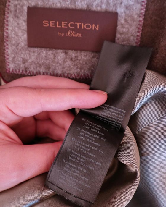 Blazer din mix de lana