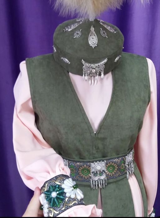 Казахское платье, для девочки 12-13лет