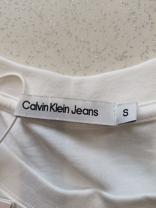 Мъжка блуза на Calvin Klein в бяло./Calvin Klein Men