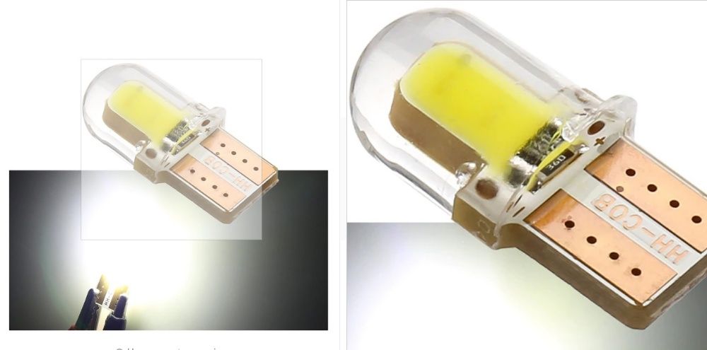 LED 12 Диодни крушки T10 W5W за купе, номера, габарит ...