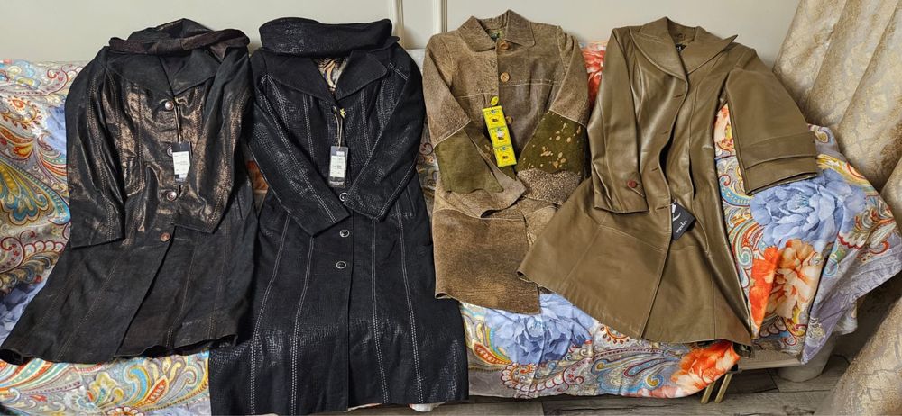Распродажа кожаных плащей