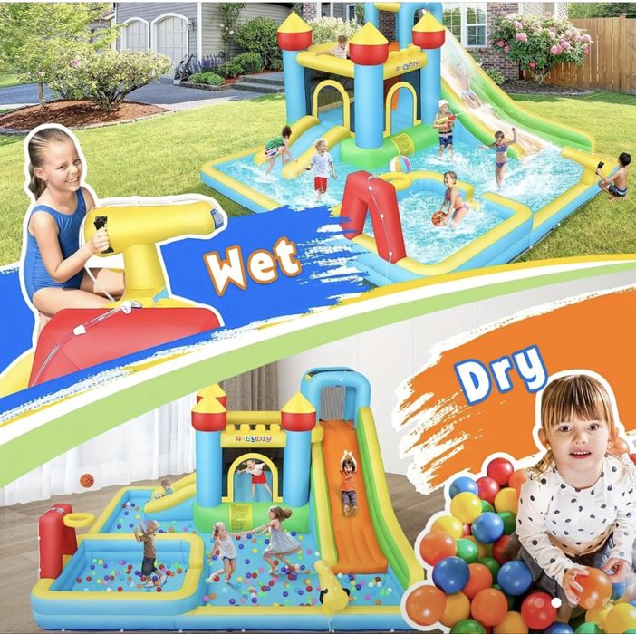 Наем на надуваем замък батут