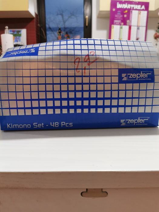 2 seturi tacamuri Zepter Kimono placate aur de 36 si 48 piese