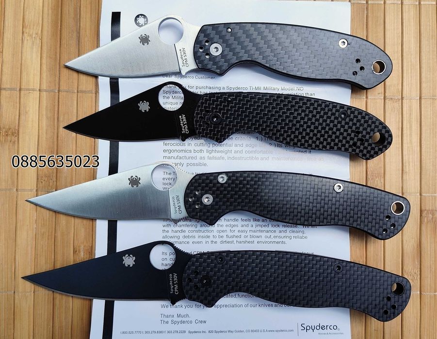 Spyderco Paramilitary 2 CARBON / Paramilitary 2 CARBON