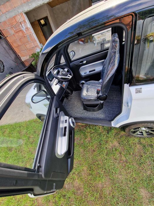 Masina electrica S1 ARORA, 2000W, 25km/h, nu necesita permis, Alb