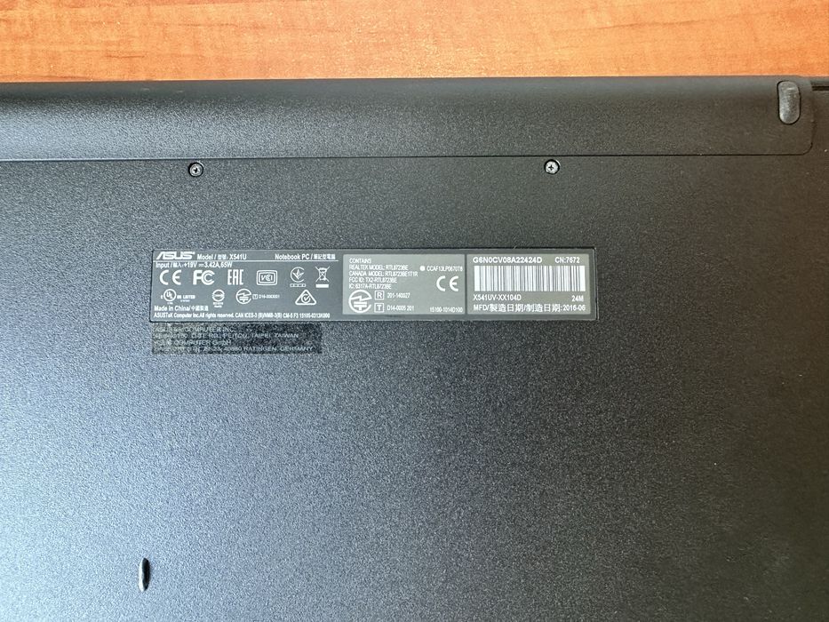 Laptop Asus x541U