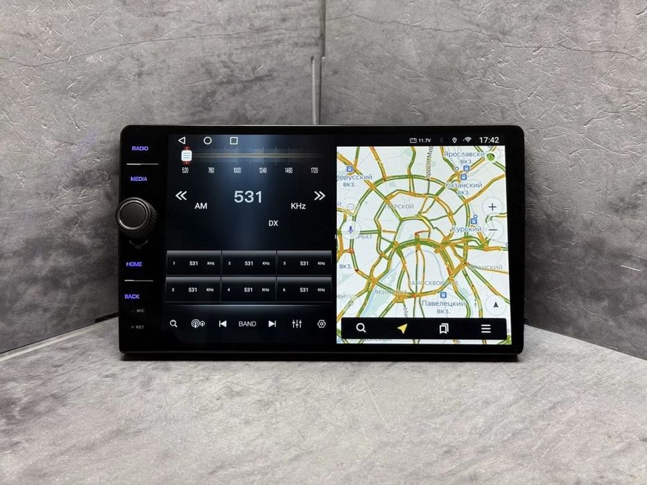 Магнитола для любого авто 14 андроид 8ядер 4+64г 6+128г сим карта янги
