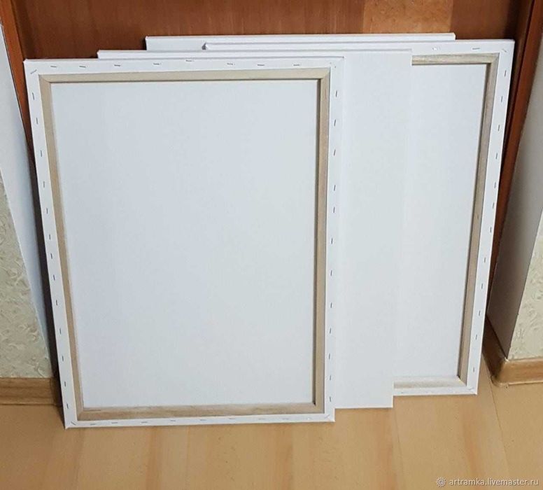 Российский холст на подрамнике  100% Хлопок