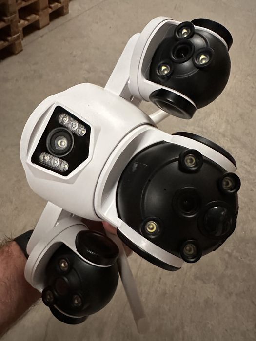 Vand camera de supraveghere dubla solara cu conexiune 4g