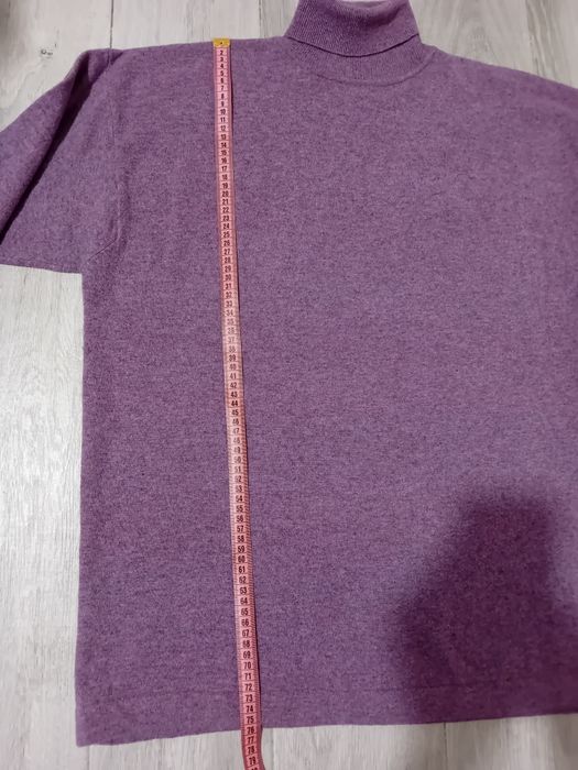 Pulover moale lână violet