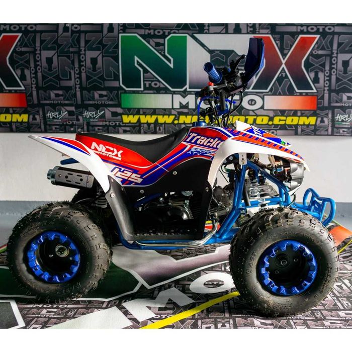 Atv NCX Tracker 7" 125cc 4T benzina albastru/rosu