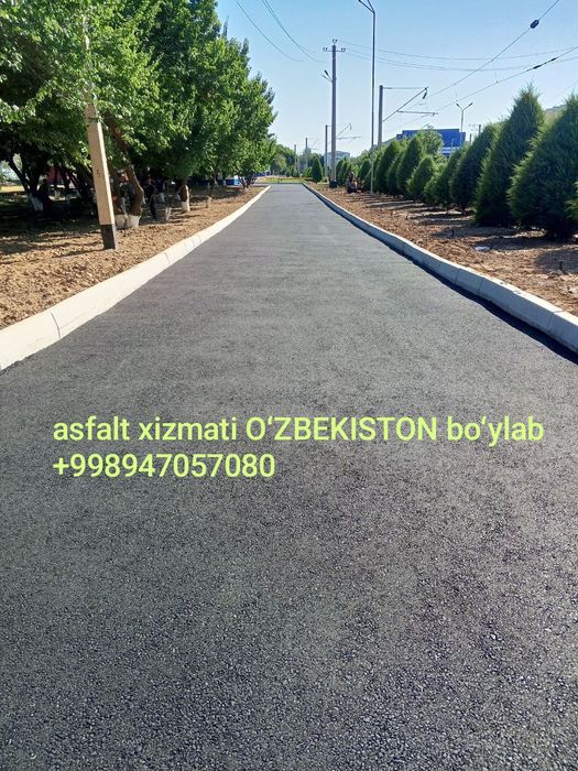 Asfalt xizmati OʻZBEKISTON boʻylab arzon narxlarda