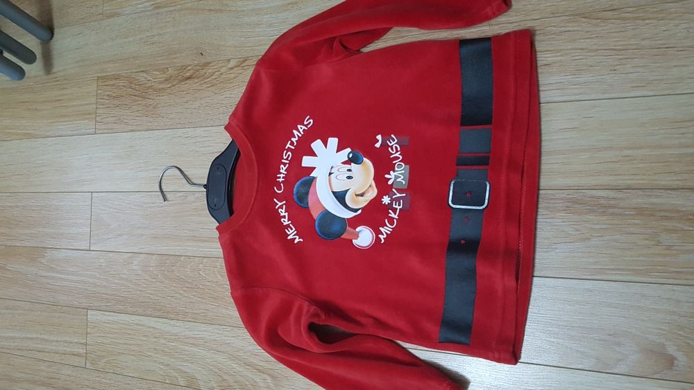 Bluzita Craciun Mickey Mouse 2-3 ani