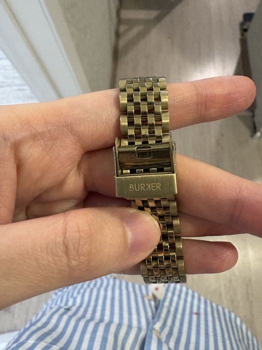 Часы burker macy gold burgundy