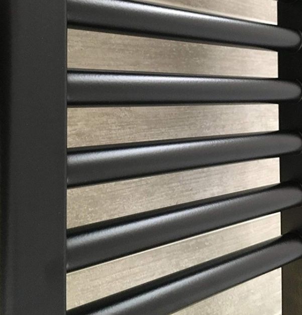 Алуминиева лира ЧЕРЕН мат 400 х 900 - 543W