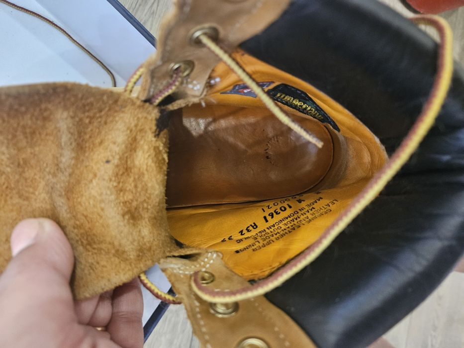 Ботинки рыжие, тимберленд