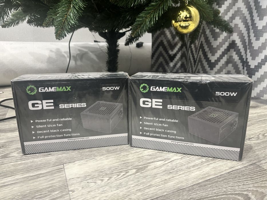Блоки питания Gamemax 500W в упаковке новые