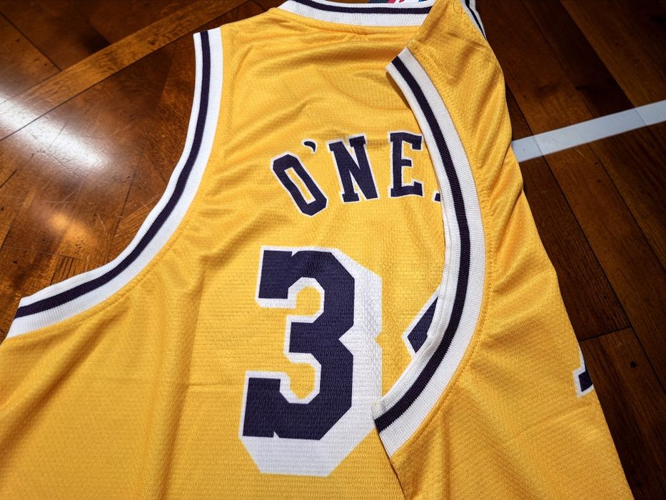 Баскетболен потник на Шакил О'Нийл#Лейкърс#34#Mitchel&Ness!