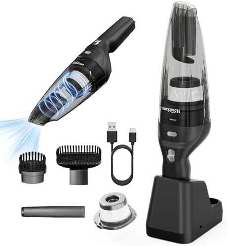 Нова ръчна Безжична прахосмукачка 10000Pa с докинг станция и приставки