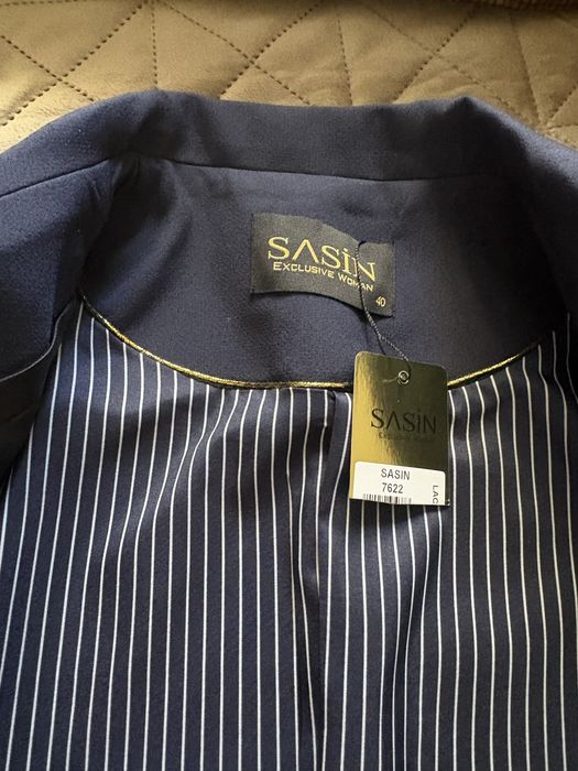 Сако Sasin тъмно синьо размер 40