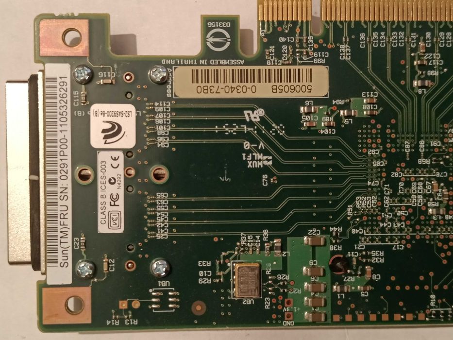 Продам адаптер шины хоста (HBA) "LSI SAS 9200-8e" PCI Express